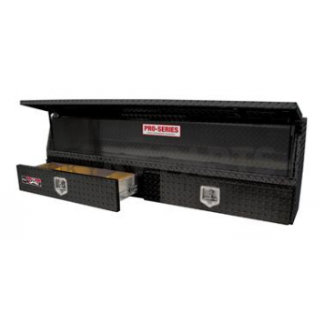 Westin Automotive Tool Box Side Mount Black Powder Coated Aluminum - 80-TBS200-88D-BDB