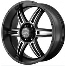 American Racing Wheels AR890 - 17 x 8 Black With Natural Face - AR89078064730