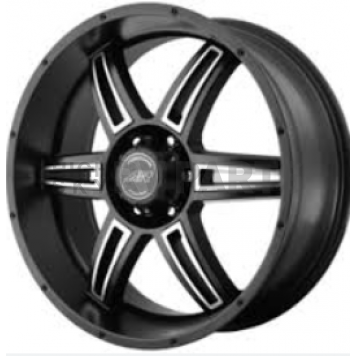 American Racing Wheels AR890 - 17 x 8 Black With Natural Face - AR89078064730