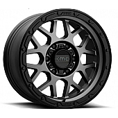 KMC Wheels XD535 Grenade OR - 17 x 9 Gray With Black Lip - KM53579050412N