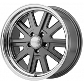 American Racing Wheels VN527 - 17 x 7 Magnesium Gray With Diamond Face - VN52777012400