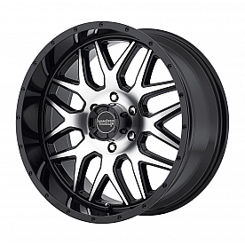 American Racing Wheels AR910 - 18 x 9 &nbsp;Black With Natural Face - AR91089063318