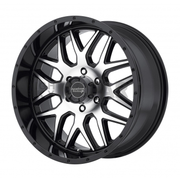 American Racing Wheels AR910 - 17 x 8.5 Black With Natural Face - AR91078580300