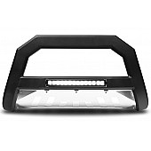 Armordillo USA AR Series Bull Bar With LED Matte Black Aluminum Skid Plate - 7176522