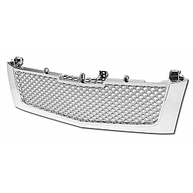 Armordillo USA Mesh Grille Chrome - 7178359