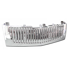 Armordillo USA Vertical Style Front Grille Chrome - 7146921