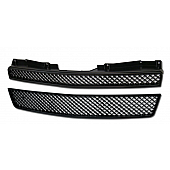 Armordillo Mesh Style Front Grille Black - 7147423