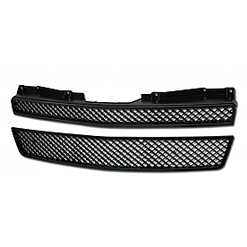 Armordillo Mesh Style Front Grille Black - 7146969