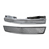 Armordillo Mesh Style Front Grille Chrome - 7147430