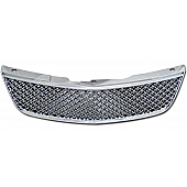 Armordillo Mesh Style Front Grille Chrome - 7147096