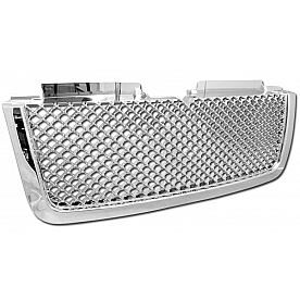 Armordillo Mesh Style Front Grille Chrome - 7147478