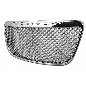 Armordillo Mesh Style Front Grille Chrome - 7147522