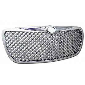 Armordillo Mesh Style Front Grille Chrome - 7147591