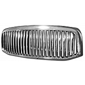 Armordillo USA Vertical Style Front Grille Chrome - 7147867