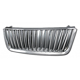 Armordillo USA Vertical Style Front Grille Chrome - 7148079