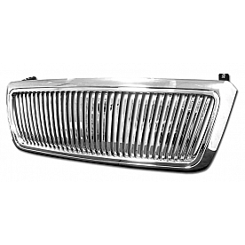 Armordillo USA Vertical Style Front Grille Chrome - 7148192