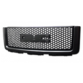 Armordillo USA Denali Style Front Grille With Logo Base Black - 7148642