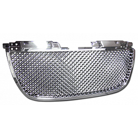 Armordillo Mesh Style Front Grille Chrome - 7148772