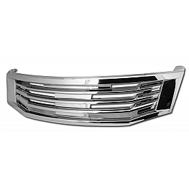 Armordillo USA Horizontal Style Front Grille Chrome - 7148987