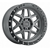Black Rhino Wheel Kelso - 18 x 9 Gray With Black Lip And Bolts - 1890KLS126135G87