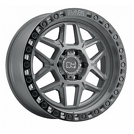 Black Rhino Wheel Kelso - 18 x 9 Gray With Black Lip And Bolts - 1890KLS126135G87