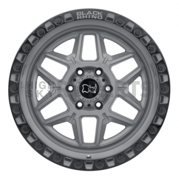 Black Rhino Wheel Kelso - 18 x 9 Gray With Black Lip And Bolts - 1890KLS126135G87-1
