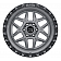Black Rhino Wheel Kelso - 18 x 9 Gray With Black Lip And Bolts - 1890KLS126135G87