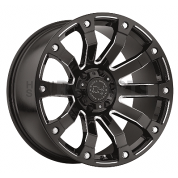 Black Rhino Wheel Selkirk - 18 x 9 Black With Natural Accents - 1890SLK125150B10
