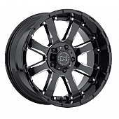 Black Rhino Wheel Sierra - 18 x 9 Black With Natural Accents - 1890SRA125150B10