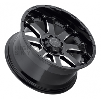 Black Rhino Wheel Sierra - 18 x 9 Black With Natural Accents - 1890SRA125150B10-2
