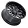 Black Rhino Wheel Sierra - 18 x 9 Black With Natural Accents - 1890SRA125150B10