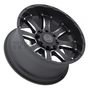 Black Rhino Wheel Sierra - 18 x 9 Black With Natural Accents - 1890SRA128165B22-1