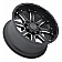 Black Rhino Wheel Sierra - 18 x 9 Black With Natural Accents - 1890SRA128165B22