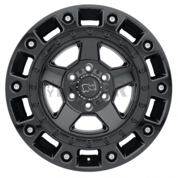 Black Rhino Wheel Cinco - 18 x 9.5 Black With Stainless Bolts - 1895CNC125150B10-1