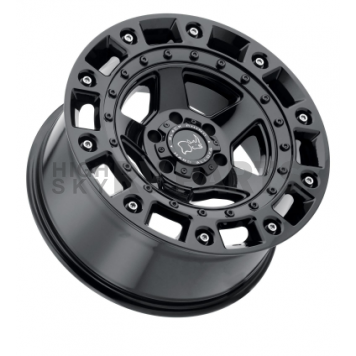 Black Rhino Wheel Cinco - 18 x 9.5 Black With Stainless Bolts - 1895CNC125150B10-2