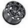 Black Rhino Wheel Cinco - 18 x 9.5 Black With Stainless Bolts - 1895CNC125150B10