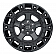 Black Rhino Wheel Cinco - 18 x 9.5 Black With Stainless Bolts - 1895CNC126135B87
