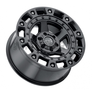 Black Rhino Wheel Cinco - 18 x 9.5 Black With Stainless Bolts - 1895CNC126135B87-1