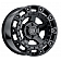 Black Rhino Wheel Cinco - 18 x 9.5 Black With Stainless Bolts - 1895CNC126135B87