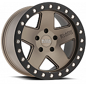 Black Rhino Wheel Crawler - 18 x 9.5 Bronze With Black Lip Ring - 1895CRL125150Z10