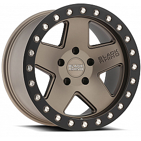 Black Rhino Wheel Crawler - 18 x 9.5 Bronze With Black Lip Ring - 1895CRL125150Z10