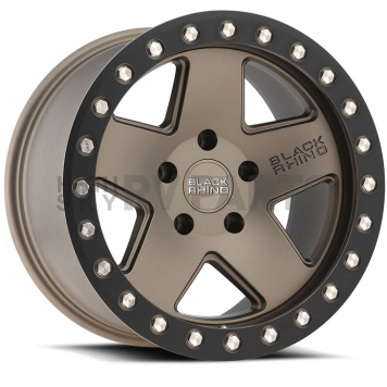 Black Rhino Wheel Crawler - 18 x 9.5 Bronze With Black Lip Ring - 1895CRL125150Z10
