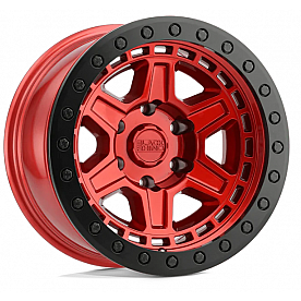 Black Rhino Wheel Reno - 18 x 9.5 Candy Red With Black Lip And Bolts - 1895REN125150R10