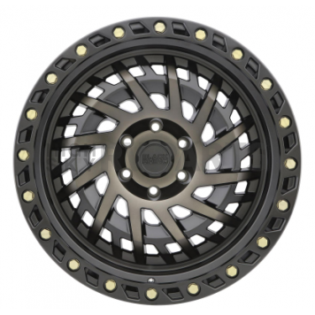 Black Rhino Wheel Shredder - 18 x 9.5 Black With Natural Dark Tinted Face - 1895SHD125150M10-2