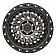 Black Rhino Wheel Shredder - 18 x 9.5 Black With Natural Dark Tinted Face - 1895SHD125150M10