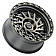 Black Rhino Wheel Shredder - 18 x 9.5 Black With Natural Dark Tinted Face - 1895SHD125150M10