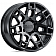 Black Rhino Wheel Ridge - 18 x 9 Black - 1890RDG025127M71