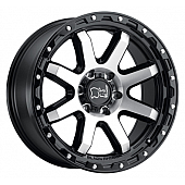 Black Rhino Wheel Coyote - 18 x 9 Black With Natural Face And Stainless Bolt - 1890CYT068165B22