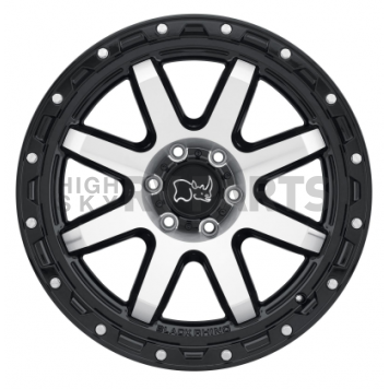 Black Rhino Wheel Coyote - 18 x 9 Black With Natural Face And Stainless Bolt - 1890CYT068165B22-2