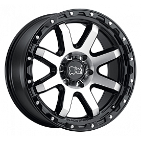 Black Rhino Wheel Coyote - 18 x 9 Black With Natural Face And Stainless Bolt - 1890CYT068165B22